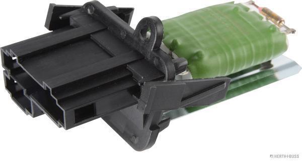 Résistance, pulseur d'air habitacle (Élément de commande, chauffage/ventilation) HERTH+BUSS ELPARTS ref. 75614914