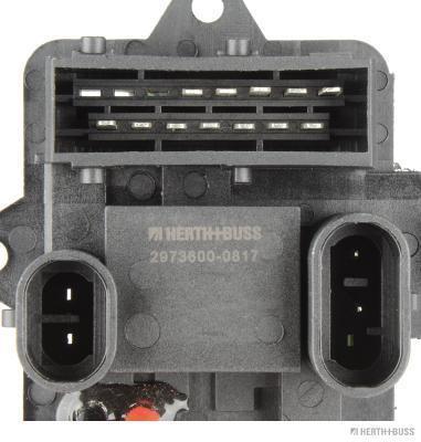 Résistance, pulseur d'air habitacle (Élément de commande, chauffage/ventilation) HERTH+BUSS ELPARTS ref. 75614924