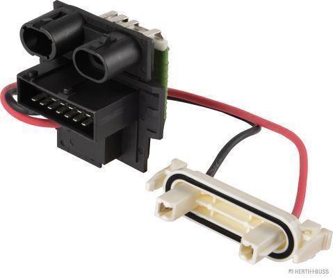 Résistance, pulseur d'air habitacle (Élément de commande, chauffage/ventilation) HERTH+BUSS ELPARTS ref. 75614925