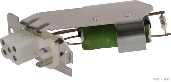 Résistance, pulseur d'air habitacle (Élément de commande, chauffage/ventilation) HERTH+BUSS ELPARTS ref. 75614936