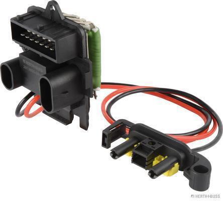 Résistance, pulseur d'air habitacle (Élément de commande, chauffage/ventilation) HERTH+BUSS ELPARTS ref. 75614939