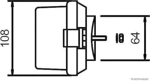 Luz traseira HERTH+BUSS ELPARTS ref. 82840538
