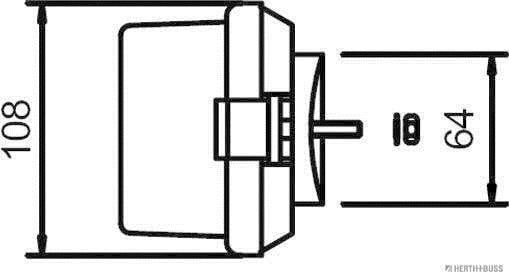 Luz traseira HERTH+BUSS ELPARTS ref. 82840540