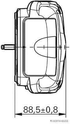 Luz traseira HERTH+BUSS ELPARTS ref. 83830068