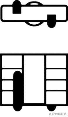 Lâmpada de instrumentos HERTH+BUSS ELPARTS W5W - ref. 89901137