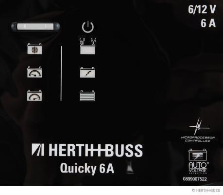 Chargeur de batterie de voiture ((et câbles, de 6 à 12 V)) HERTH+BUSS ELPARTS ref. 95950001