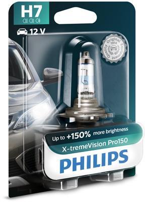 Ampoule, projecteur longue portée PHILIPS 1 ✕ H7 - ref. 12972XVPB1