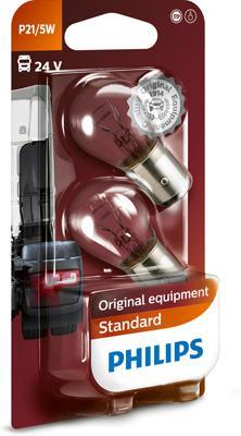 Lâmpada PHILIPS 2 ✕ P21/5W - ref. 13499B2