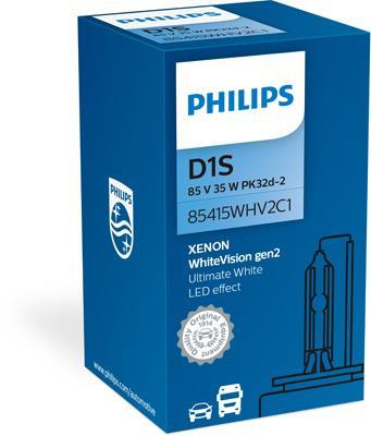 Ampoule, projecteur longue portée PHILIPS 1 ✕ D1S - ref. 85415WHV2C1