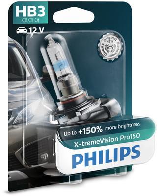 Ampoule, projecteur longue portée PHILIPS 1 ✕ HB3 - ref. 9005XVPB1