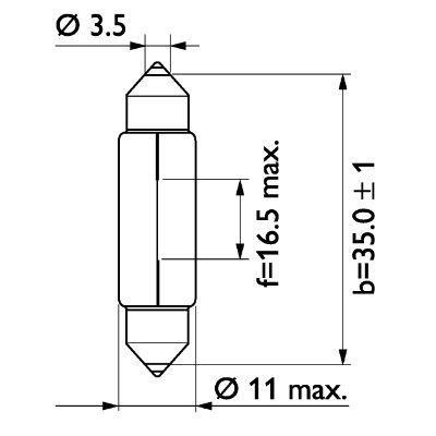 Lámpara PHILIPS 2 ✕ C5W - ref. 13844B2