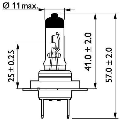 Lâmpada PHILIPS 1 ✕ H7 - ref. 13972MDB1
