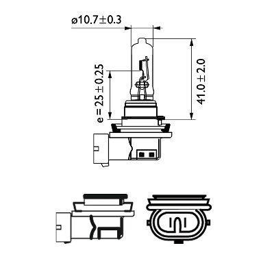 Ampoule PHILIPS 1 ✕ H9 - ref. 12361B1