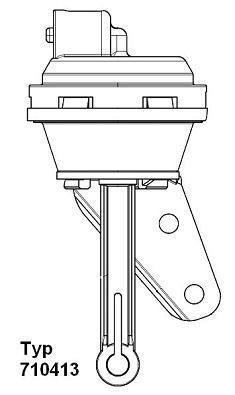 Valve de commande par dépression, réaspiration des gaz WAHLER ref. 710413