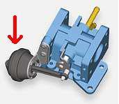 Valve de commande par dépression, réaspiration des gaz WAHLER ref. 710413