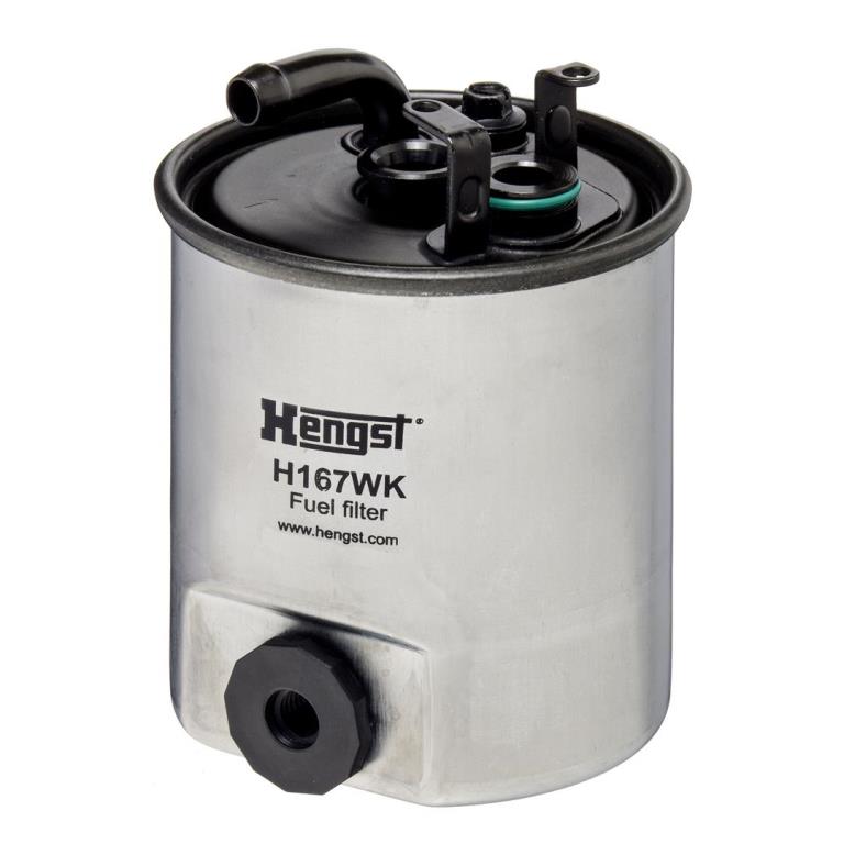 Filtre à carburant (Filtre à gasoil) HELLA HENGST ref. H167WK