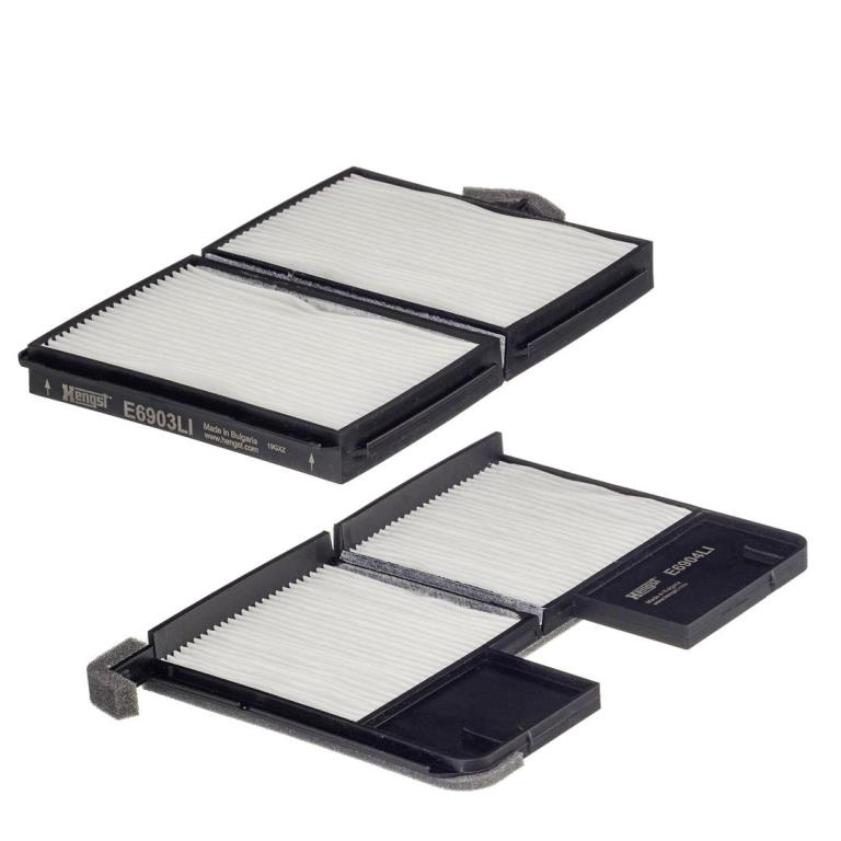Filtre d'habitacle (Filtre à pollen) HELLA HENGST ref. E2934LI-2
