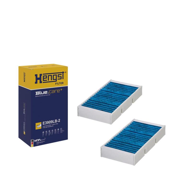 Filtre d'habitacle (Filtre à pollen) HELLA HENGST ref. E3909LB-2