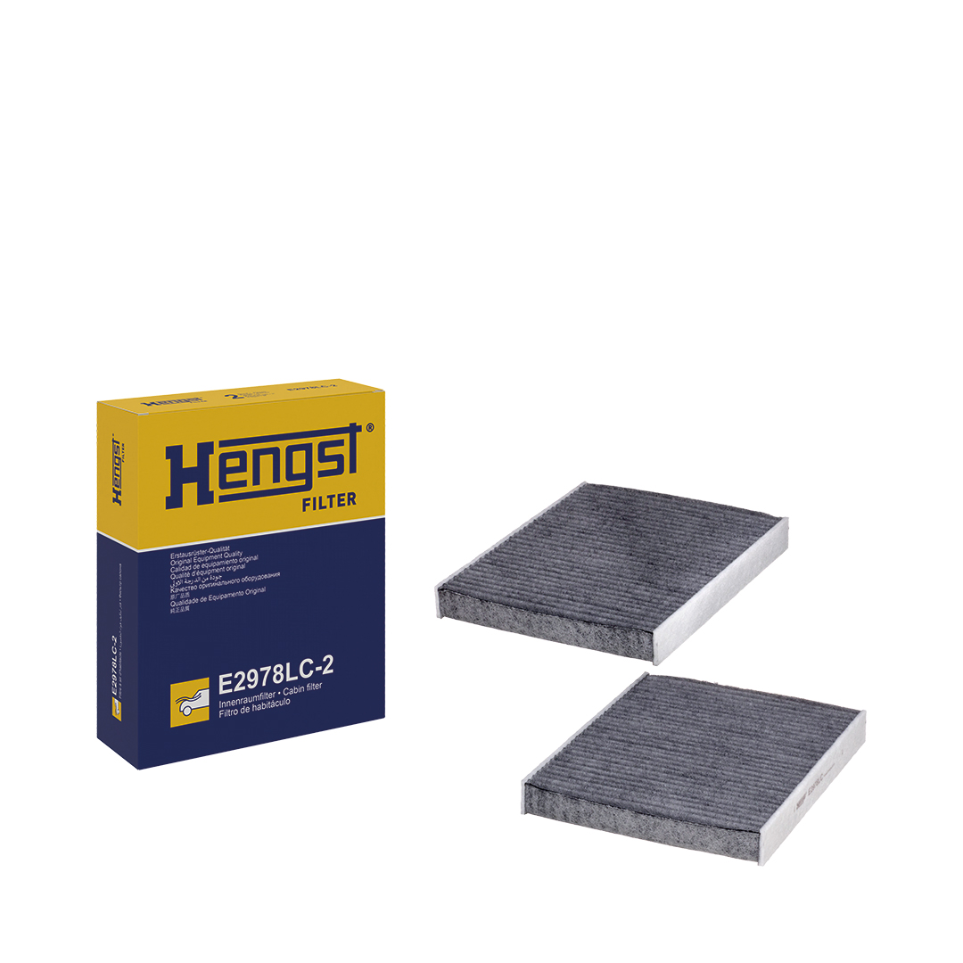 Filtre d'habitacle (Filtre à pollen) HELLA HENGST  ref. E2978LC-2