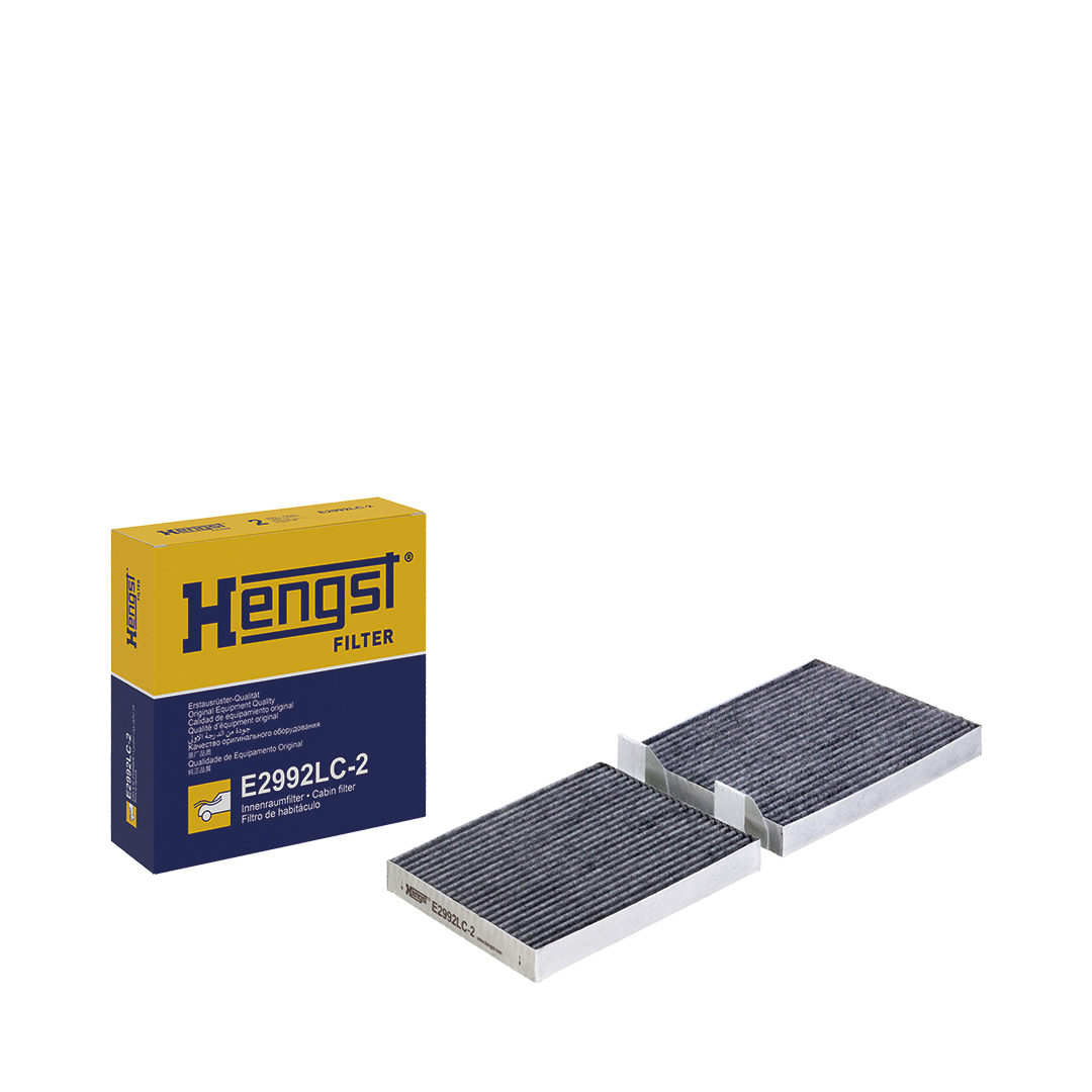 Filtre d'habitacle (Filtre à pollen) HELLA HENGST  ref. E2992LC-2