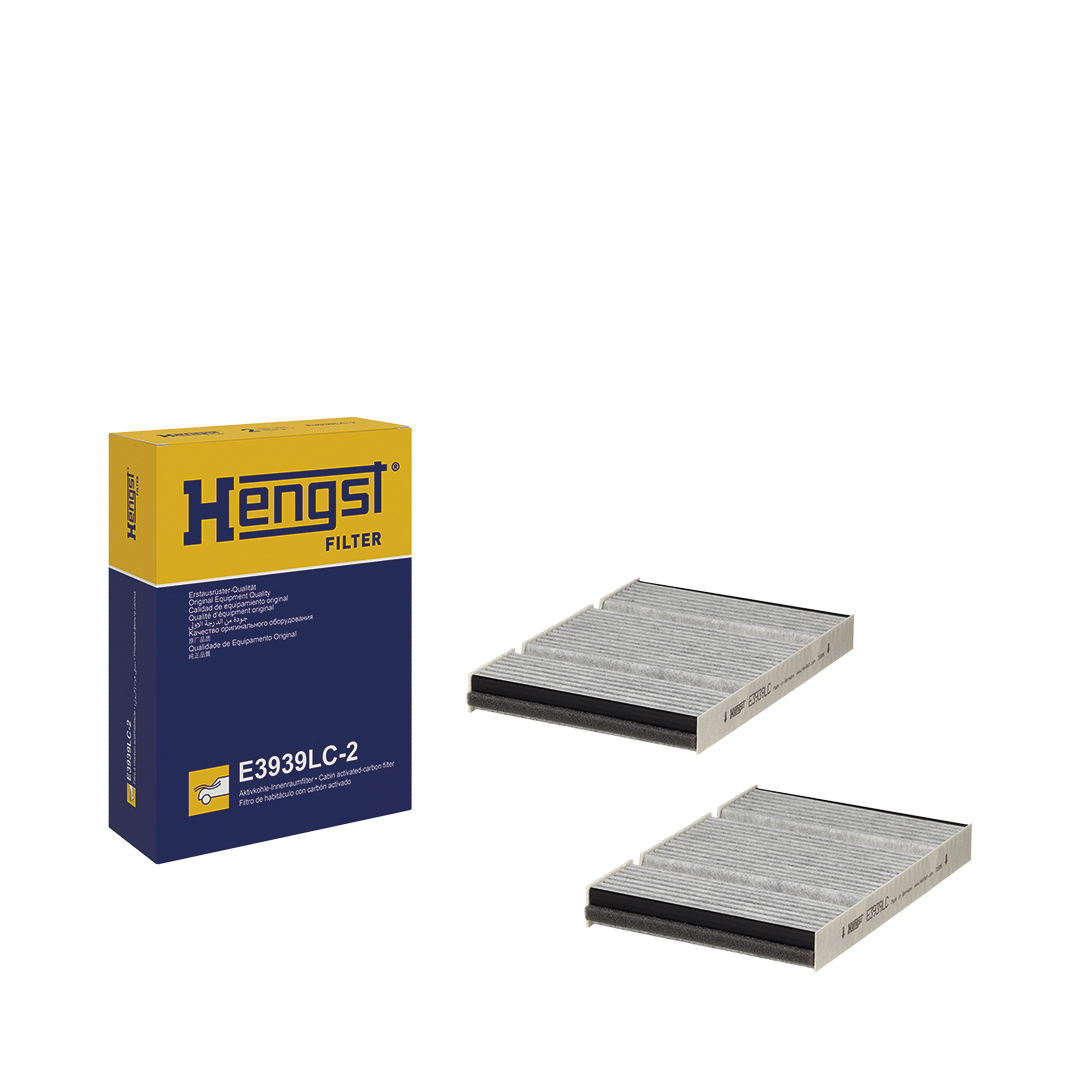 Filtre d'habitacle (Filtre à pollen) HELLA HENGST  ref. E3939LC-2
