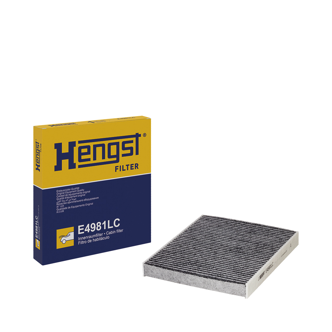 Filtre d'habitacle (Filtre à pollen) HELLA HENGST ref. E4981LC