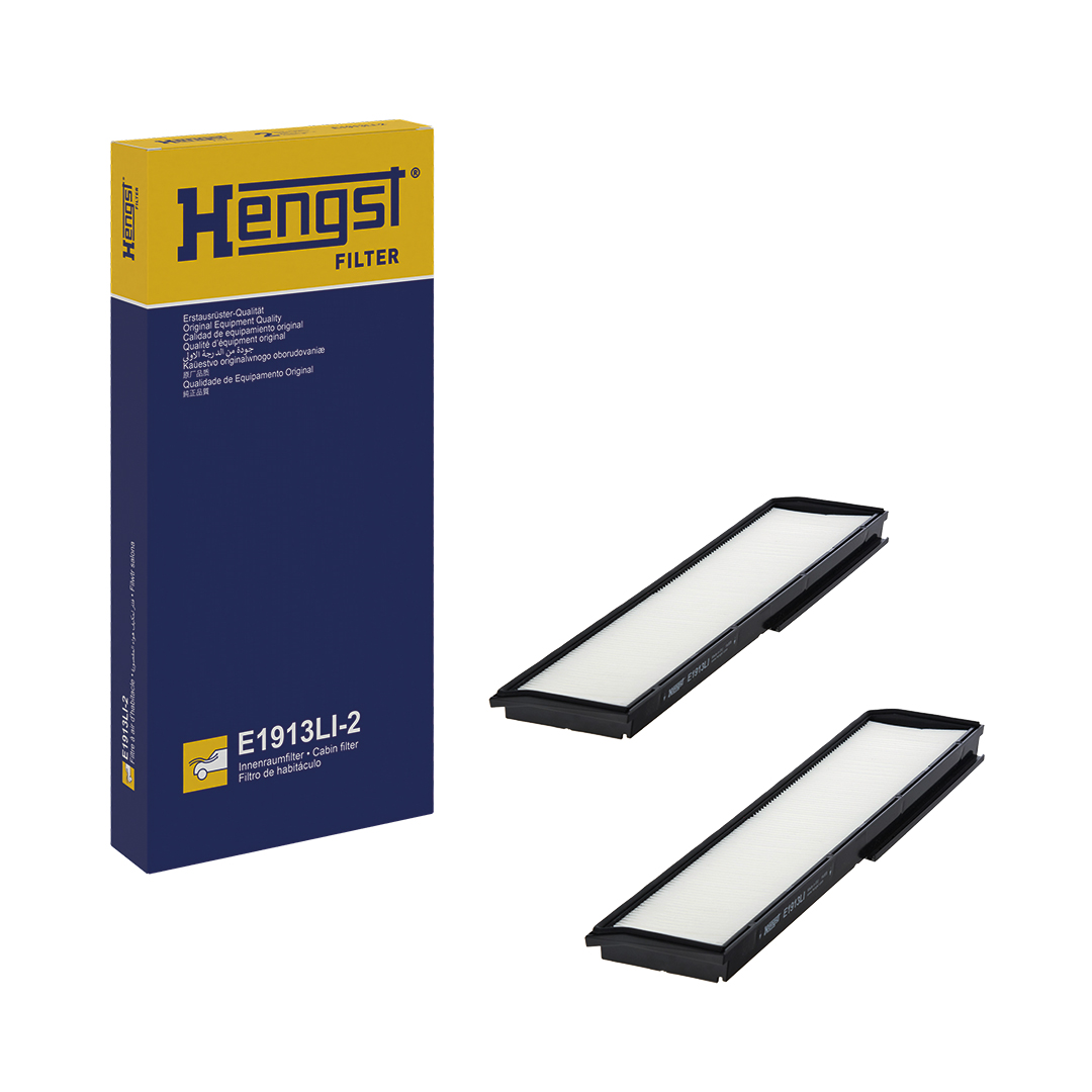 Filtre d'habitacle (Filtre à pollen) HELLA HENGST ref. E1913LI-2