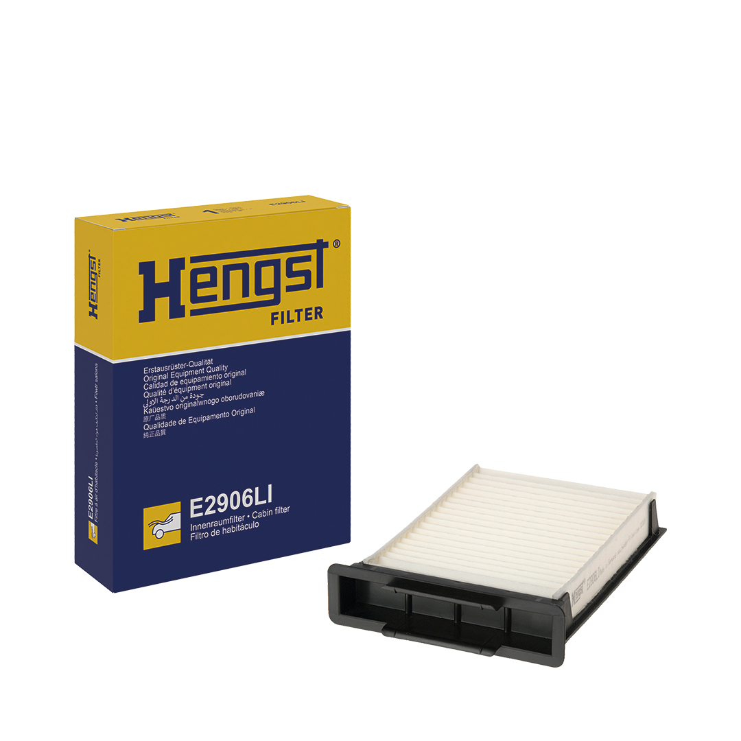 Filtre d'habitacle (Filtre à pollen) HELLA HENGST ref. E2906LI