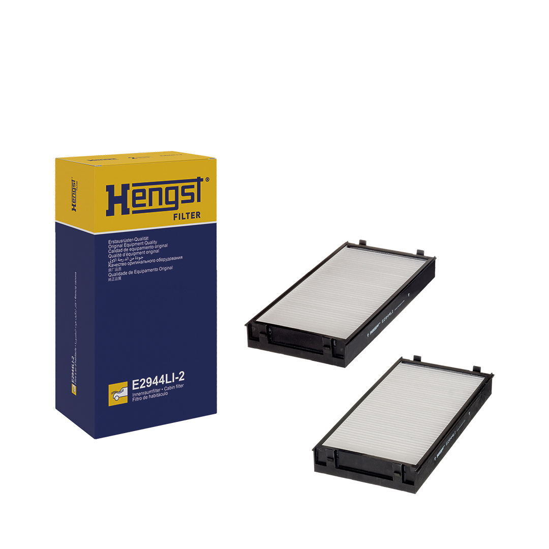 Filtre d'habitacle (Filtre à pollen) HELLA HENGST ref. E2944LI-2