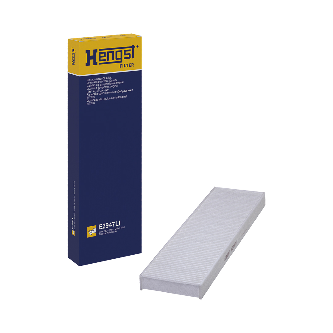 Filtre d'habitacle (Filtre à pollen) HELLA HENGST ref. E2947LI