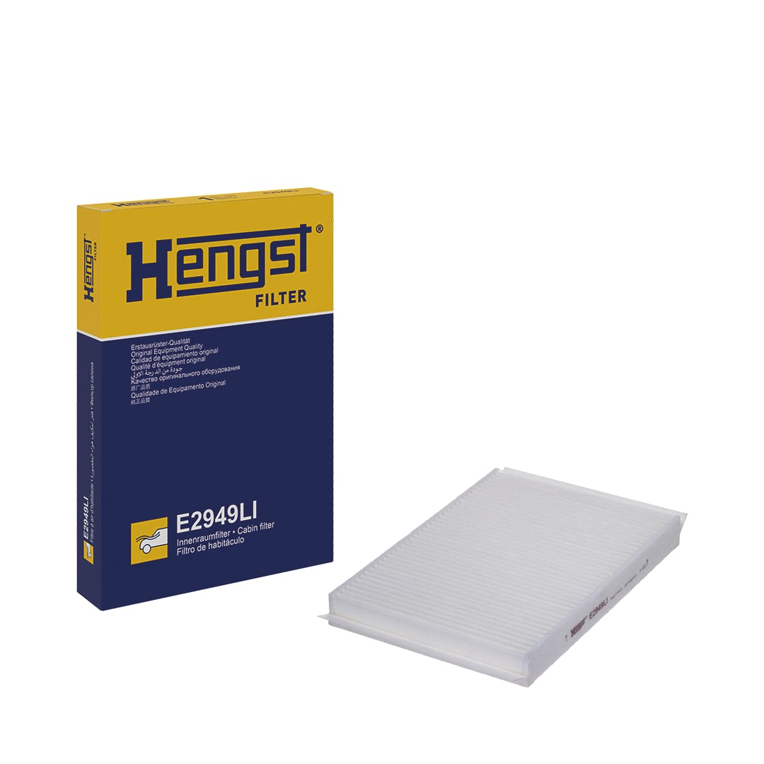 Filtre d'habitacle (Filtre à pollen) HELLA HENGST ref. E2949LI