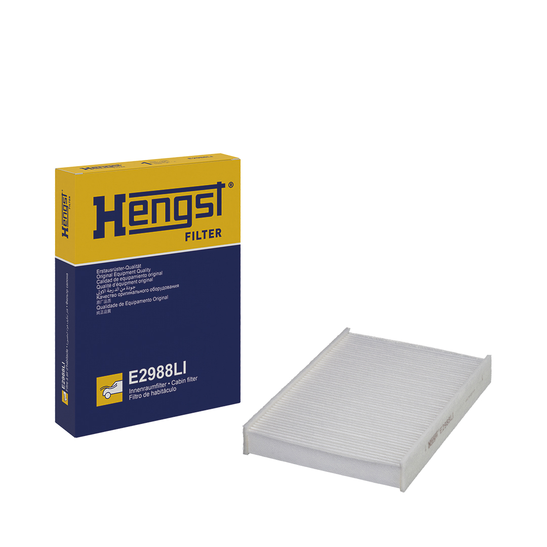 Filtre d'habitacle (Filtre à pollen) HELLA HENGST ref. E2988LI