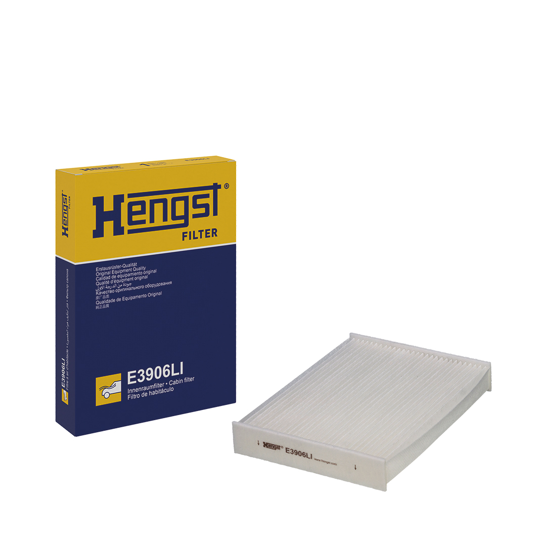 Filtre d'habitacle (Filtre à pollen) HELLA HENGST ref. E3906LI