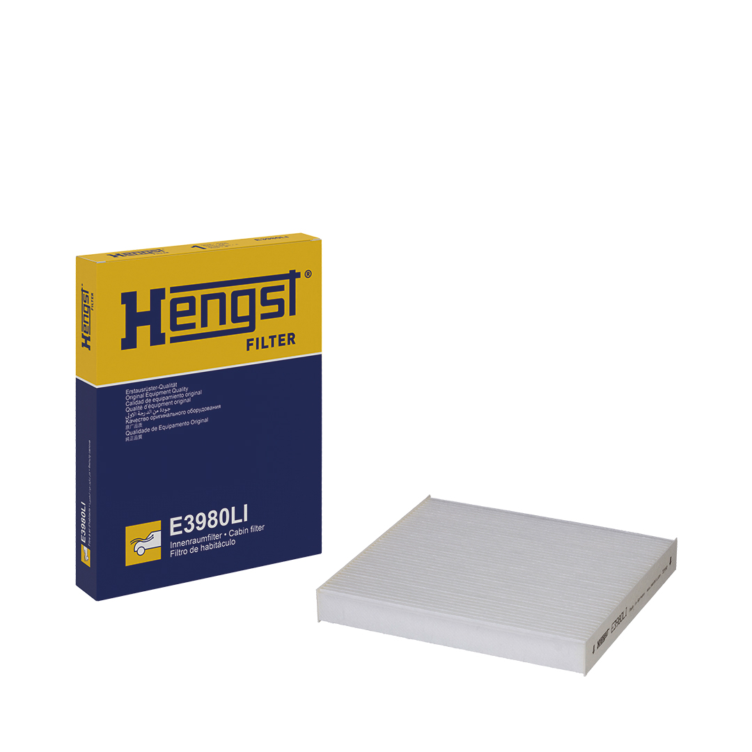 Filtre d'habitacle (Filtre à pollen) HELLA HENGST ref. E3980LI