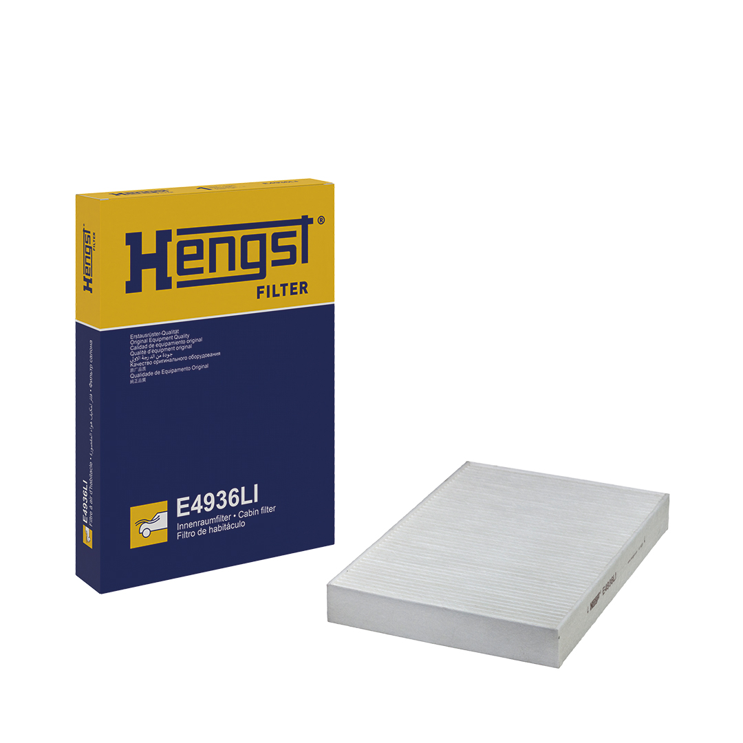 Filtre d'habitacle (Filtre à pollen) HELLA HENGST ref. E4936LI