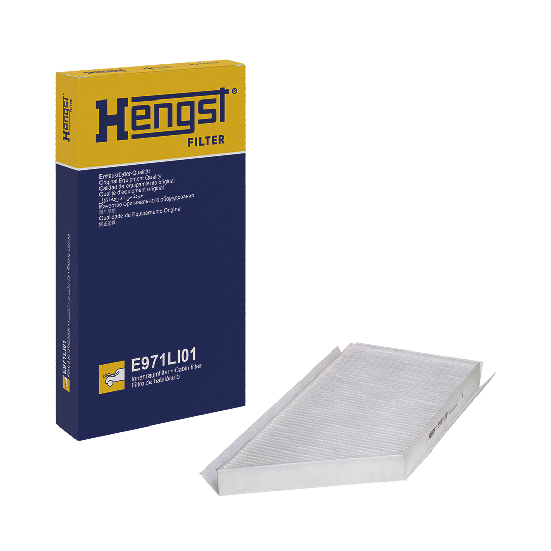Filtre d'habitacle (Filtre à pollen) HELLA HENGST ref. E971LI01