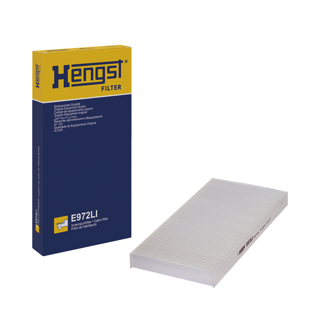 Filtre d'habitacle (Filtre à pollen) HELLA HENGST ref. E972LI