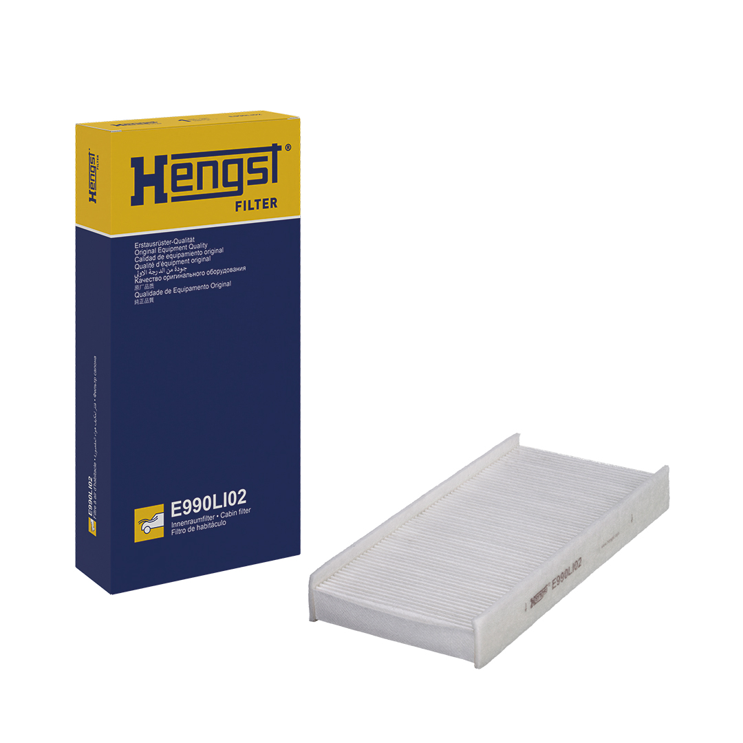 Filtre d'habitacle (Filtre à pollen) HELLA HENGST  ref. E990LI02