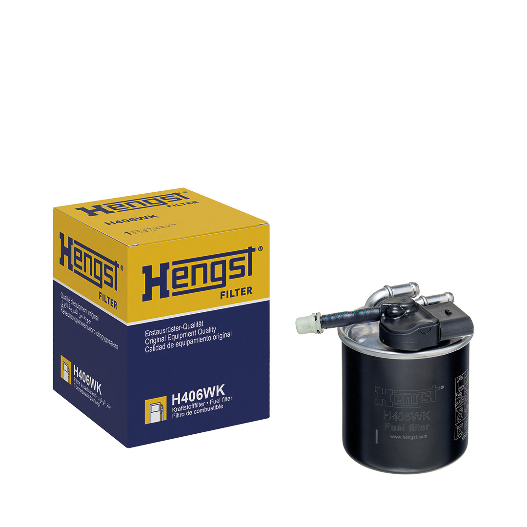 Filtre à carburant (Filtre à gasoil) HELLA HENGST ref. H406WK