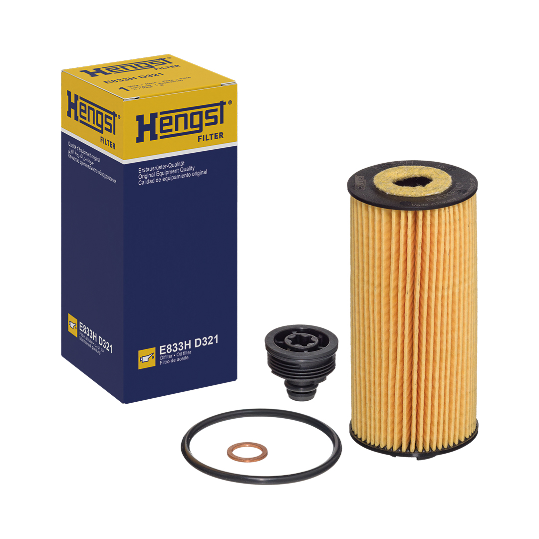 Filtro de óleo HELLA HENGST ref. E833H D321