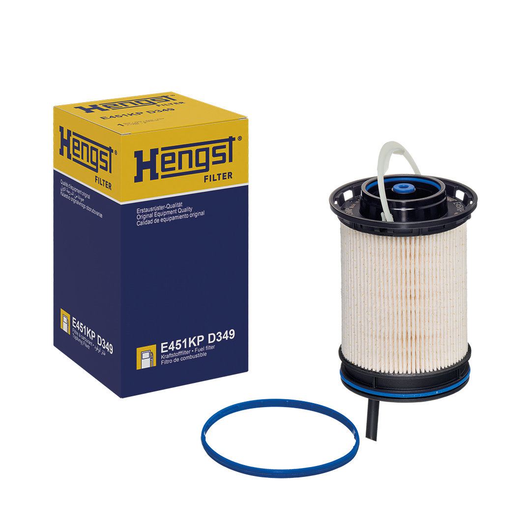 Filtre à carburant (Filtre à gasoil) HELLA HENGST E451KP D349