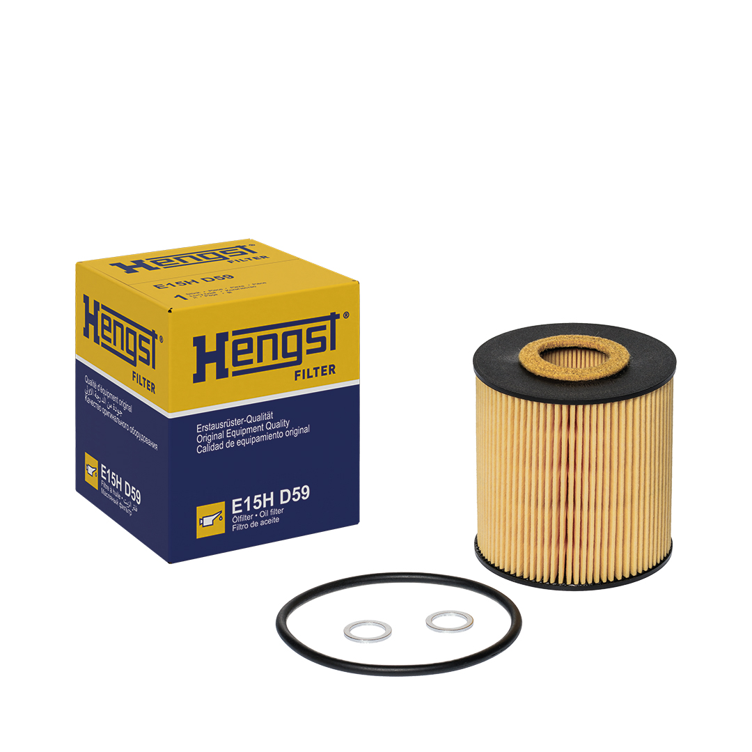 Filtre à huile HELLA HENGST E15H D59
