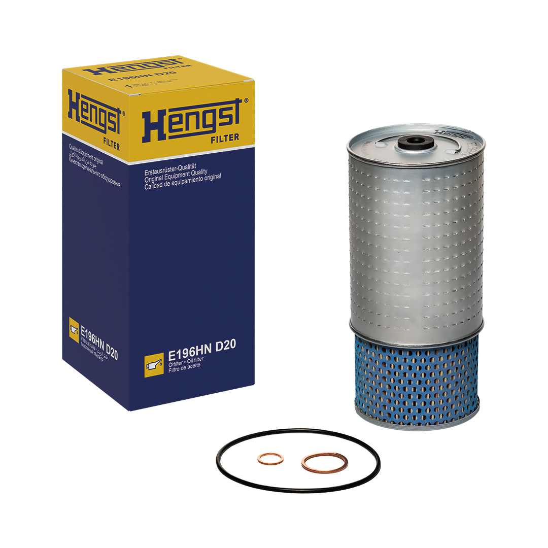 Filtro de aceite HELLA HENGST E196HN D20