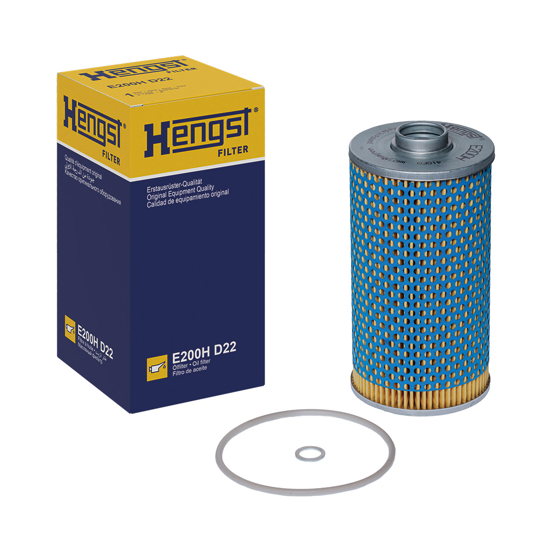 Filtre à huile HELLA HENGST E200H D22