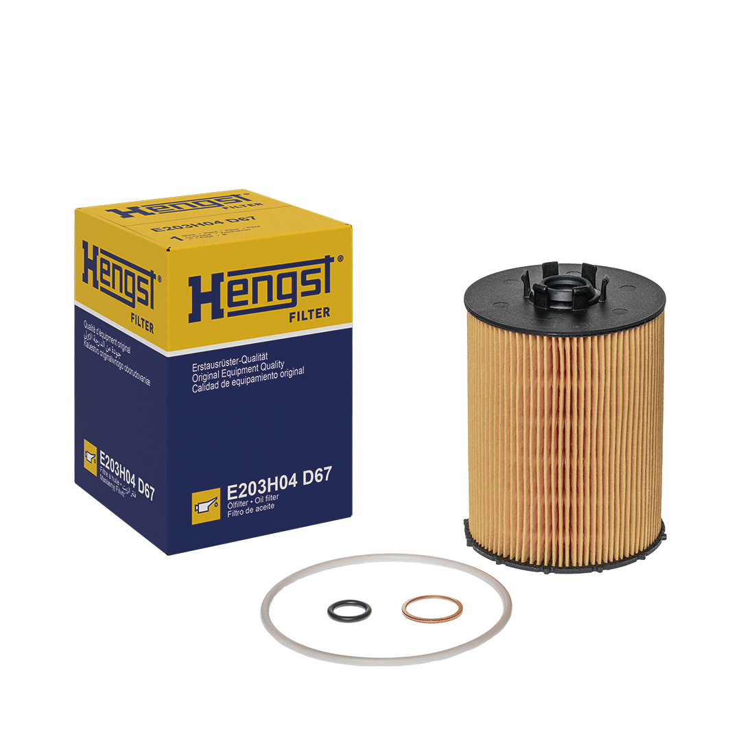 Filtro de aceite HELLA HENGST E203H04 D67