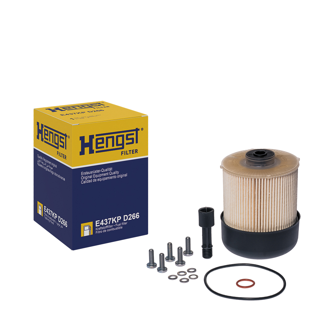 Filtre à carburant (Filtre à gasoil) HELLA HENGST ref. E437KP D266