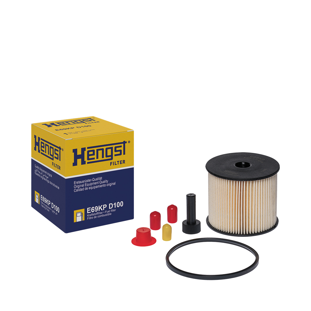 Filtre à carburant (Filtre à gasoil) HELLA HENGST ref. E69KP D100