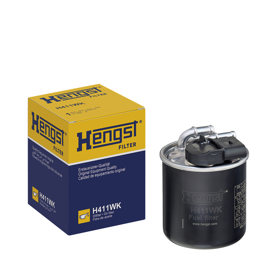 Filtre à carburant (Filtre à gasoil) HELLA HENGST ref. H411WK