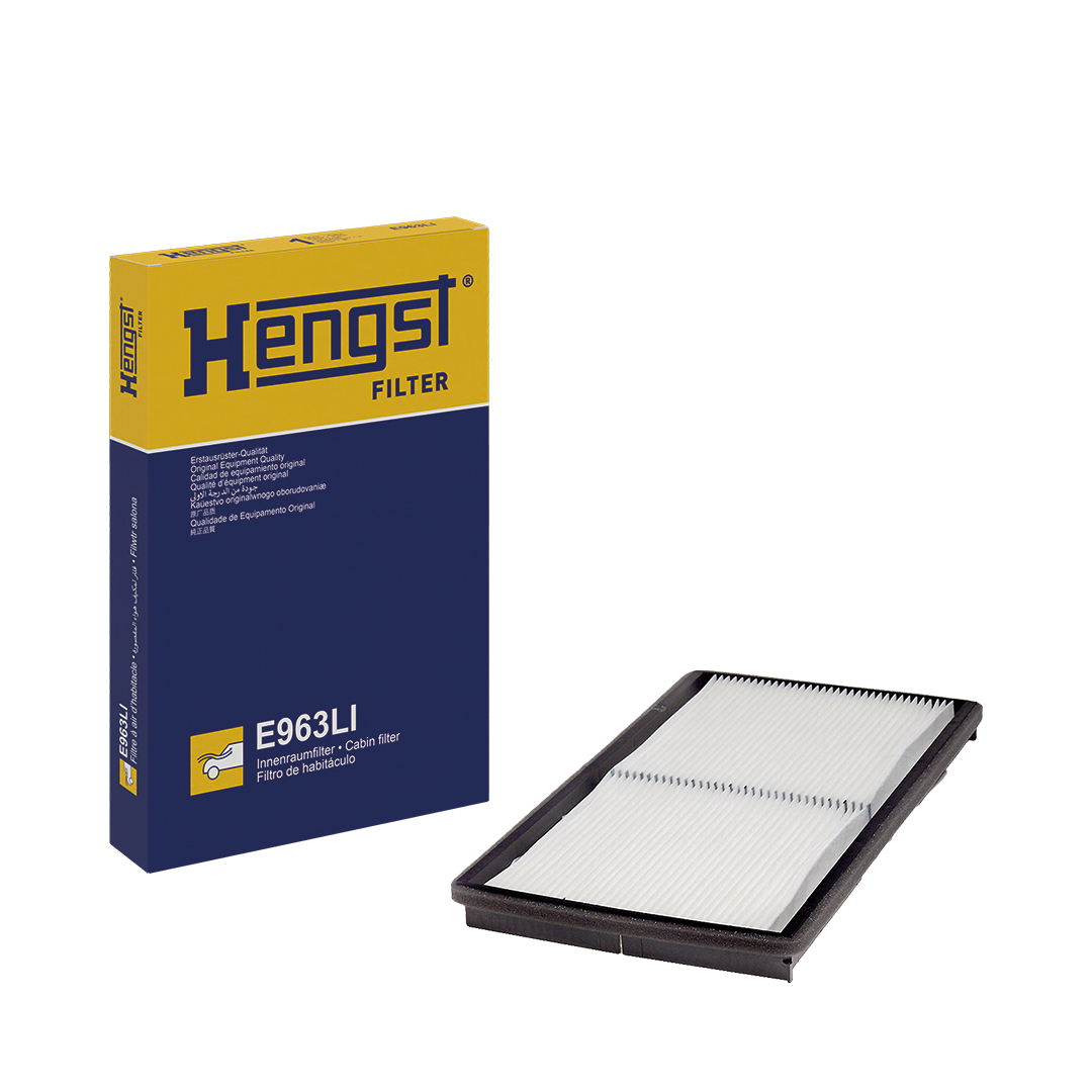 Filtre d'habitacle (Filtre à pollen) HELLA HENGST 880310000 - ref. E963LI
