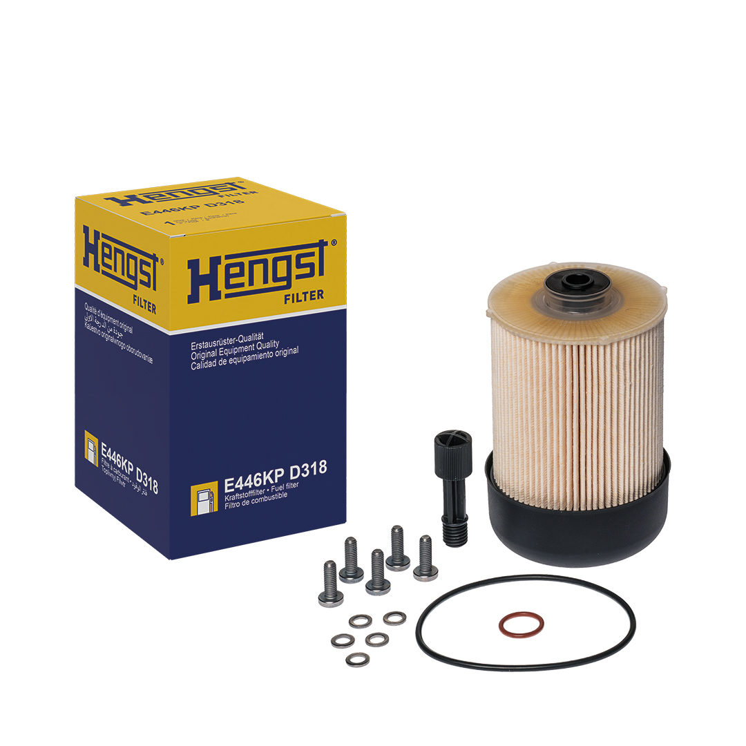 Filtre à carburant (Filtre à gasoil) HELLA HENGST ref. E446KP D318